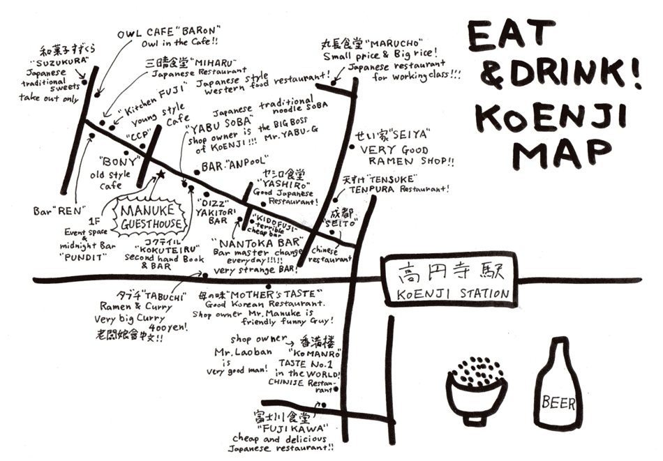 koenji map